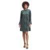 Women's London Times Velvet Burnout Shift Dress