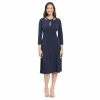 Women's London Times Multi Keyhole Midi Dress
